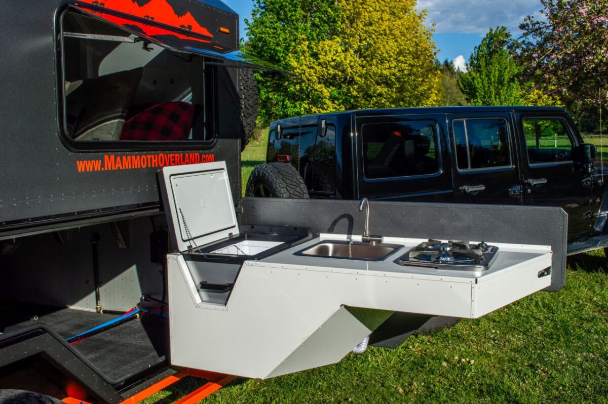 Rugged Tall Boy Off Grid Camping Trailer Has Ft Headroom