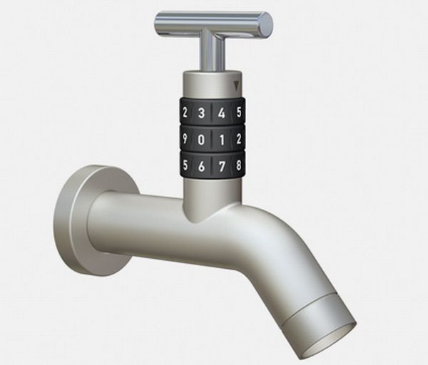 Locko outdoor faucet features numerical lock to curb water wastage