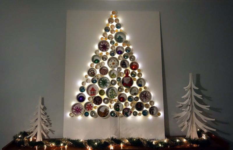 PVC pipe Christmas tree