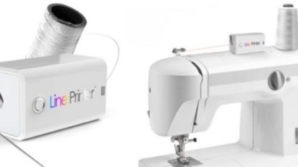 minimalistic theme of sewing machine
