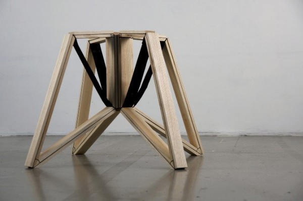 Spin folding stool fuses spatial effectiveness along with aesthetics ...