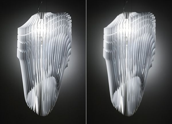 Zaha Hadid designs Aria and Avia lamps for Slamp