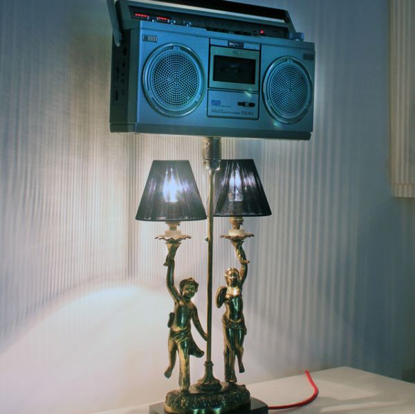 Sound Bulbs is a bizarre pairing of lightbulb sockets and old sound systems