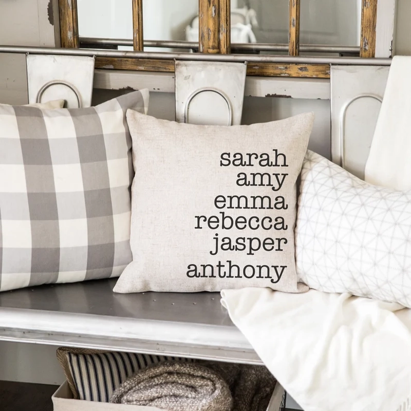 Personalized Pillow Cover 