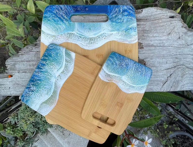 Epoxy Resin Cutting Board 