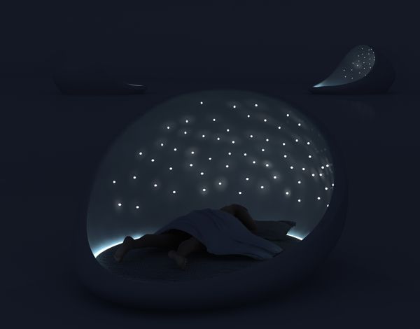 Futuristic Cosmos bed