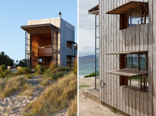 hut on sleds beach house NZ