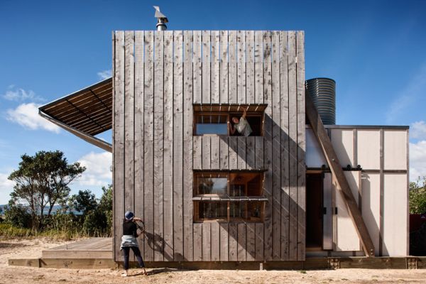 hut on sleds beach house NZ