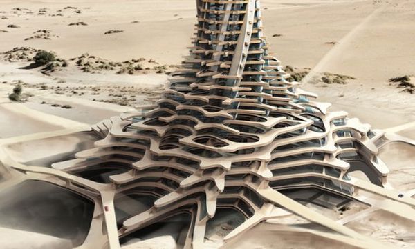 Desert skyscraper 