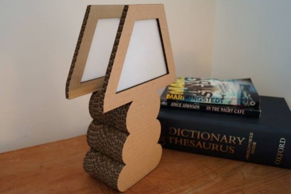 Cardboard Lamps by Green Spirit Creations