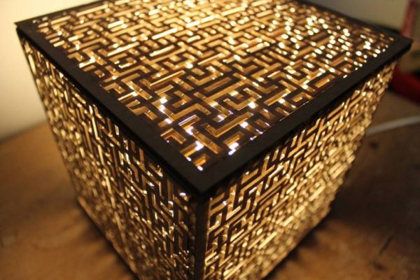 Golden Cube by Green Spirit Creations