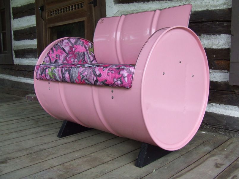 Recycled Oil Drum Furniture by Drum Works Furniture