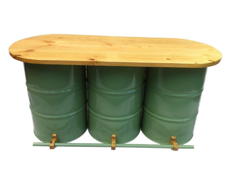 Recycled Oil Drum Furniture by Drum Works Furniture