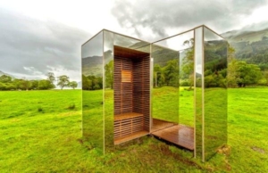 Mirrored Lookout Cabin