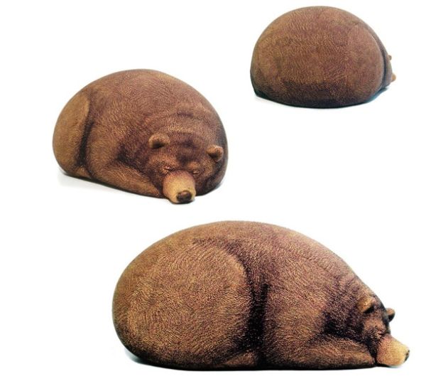 Oversized Hibernating Bear Bean Bag