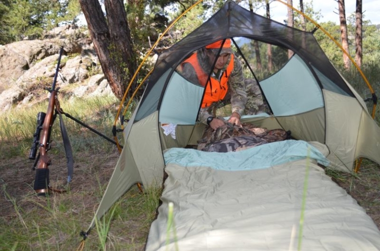 Bivy Sack and Tent Combined to Form the UltraModern Solo Shelter