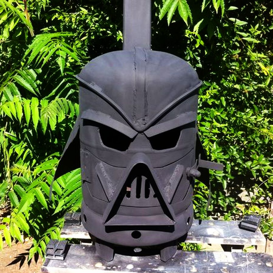 Darth Vader Log Stove