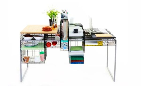 Grid System Desk by Ying Chang