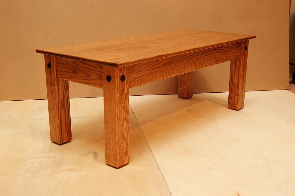 Oak Coffee Table by NJ Concealment Furniture