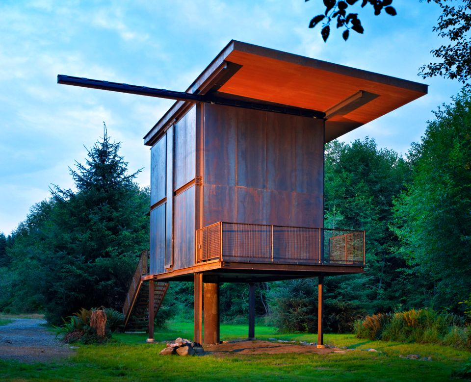 Sol Duc Cabin by Tom Kundig of Olson Kundig Architects