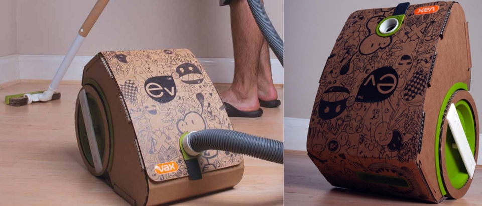 World's first cardboard vacuum cleaner