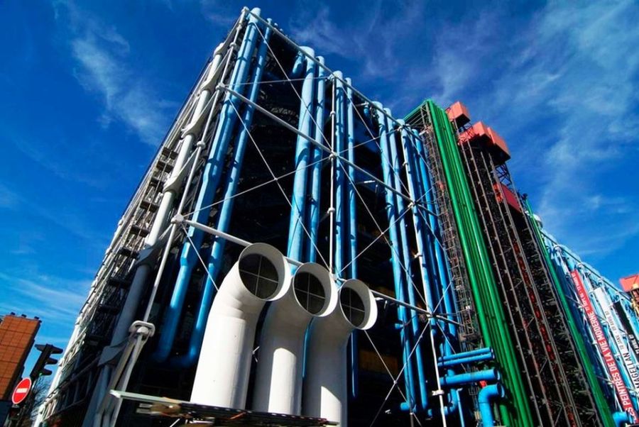 Centre Pompidou building, Paris