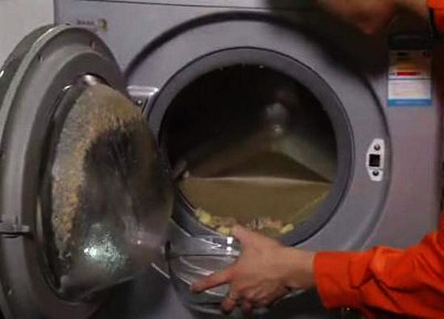 Chinese Soup Using Washing Machine