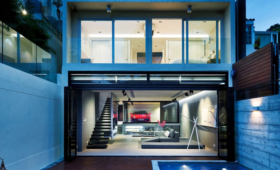 Ferrari Parked in Living Room by Millimeter Interior Design