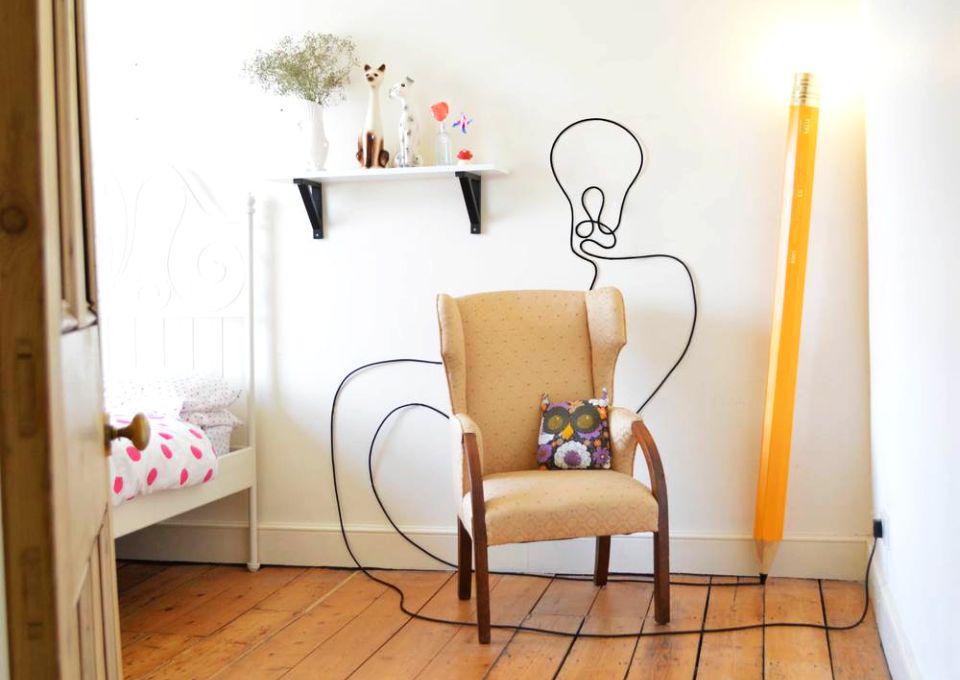 HB Pencil Lamp by Michael & George