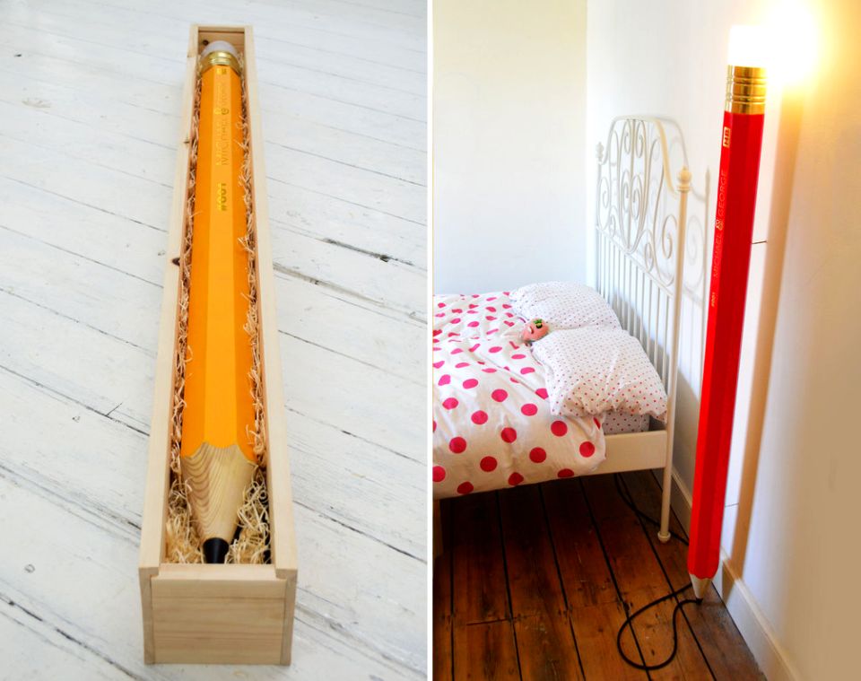 HB Pencil Lamp by Michael & George