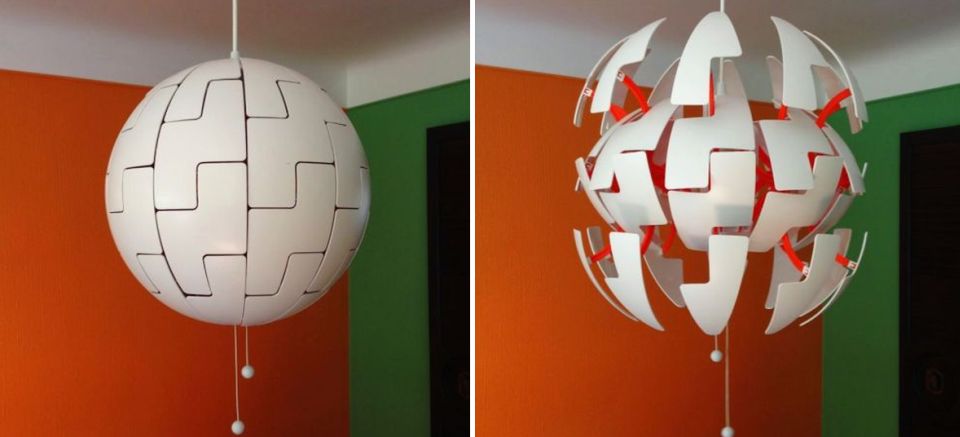 Ikea Death Star Lamp