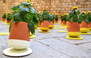 Rolling Flower Pot by Studio BAG Disseny