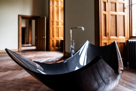 SplinterWorks Vessel Freestanding Bathtub and Wash Basin