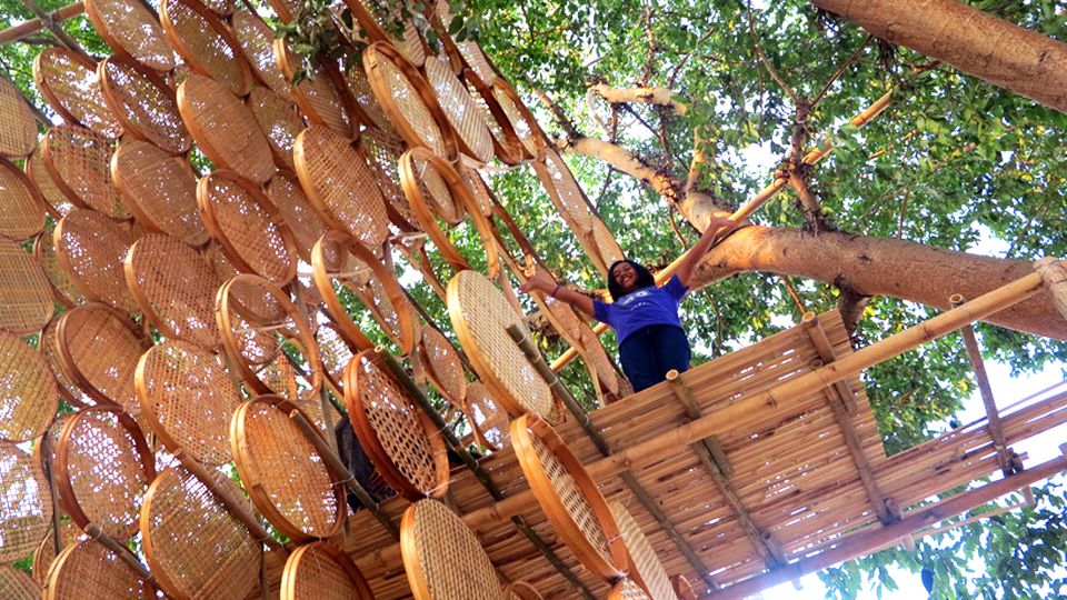 Bamboo-weaved Treehouse by Budi Pradono Architects