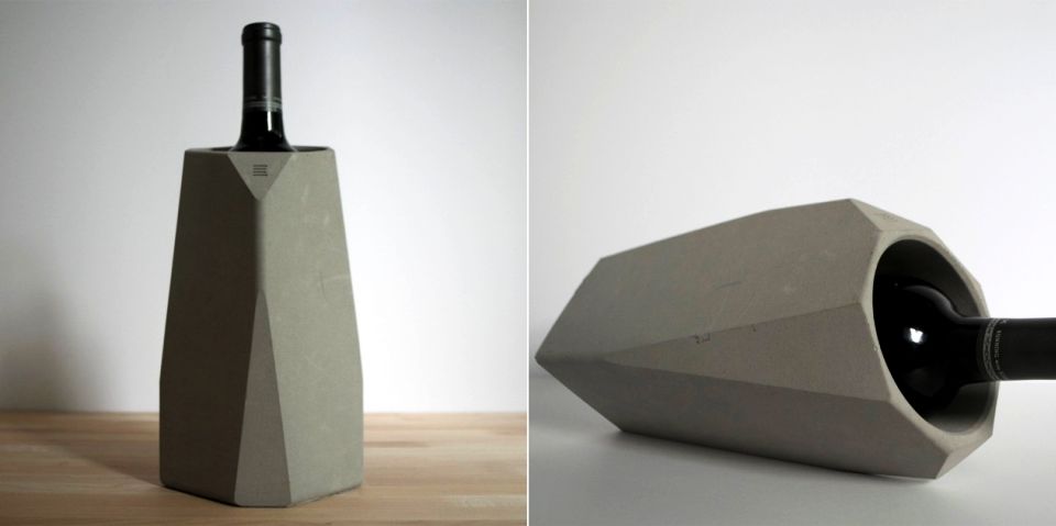 Corvi Concrete Wine Cooler by Francisco Corvi