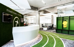 Football-themed Office by TKEZ-Architects