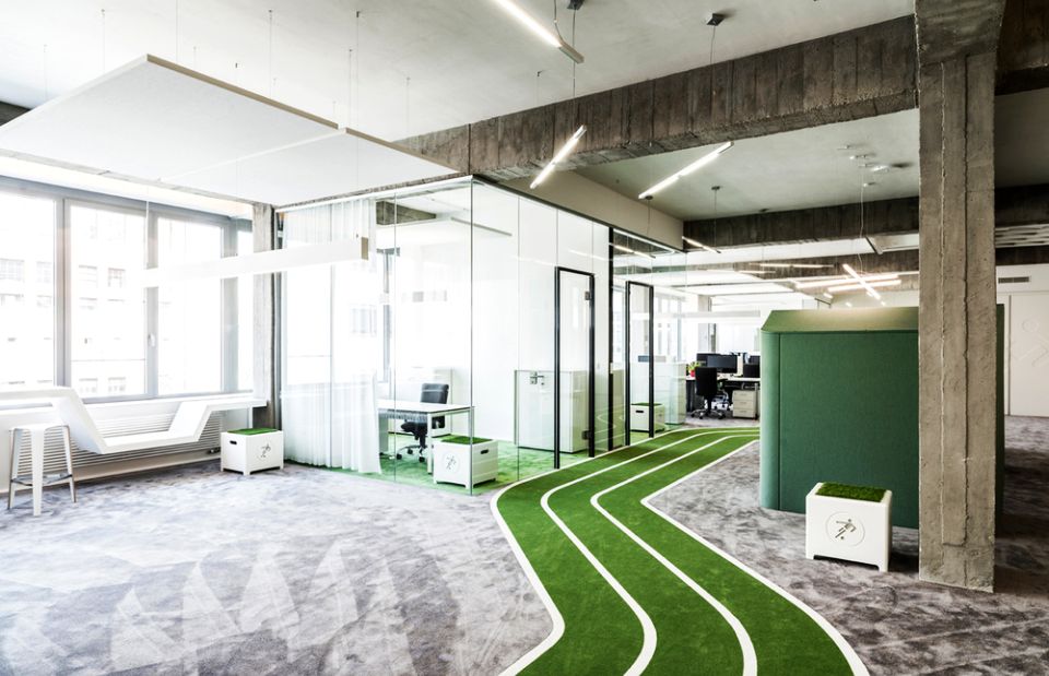 Football-themed Office by TKEZ-Architects