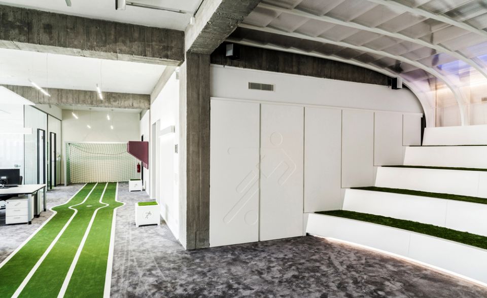 Football-themed Office by TKEZ-Architects