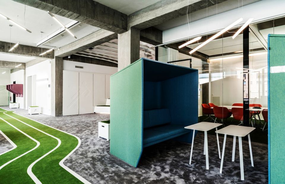 Football-themed Office by TKEZ-Architects