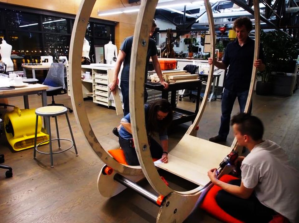 Hamster Wheel Standing Desk