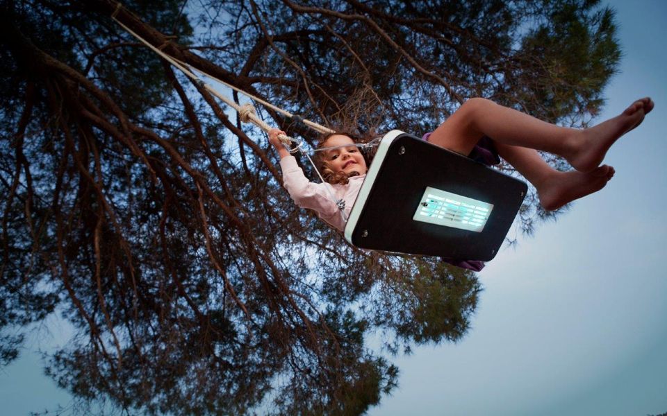 LED Tree Swing by Gonzalez Garrido