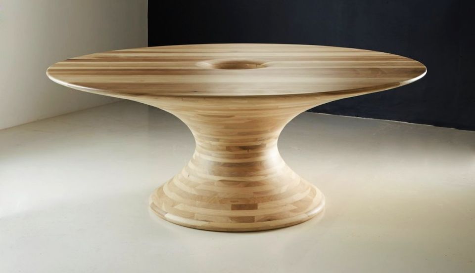 Round Tulipwood Table