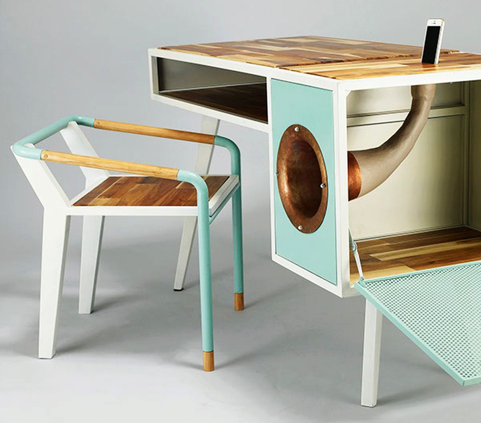 Soundbox Desk by Jina U