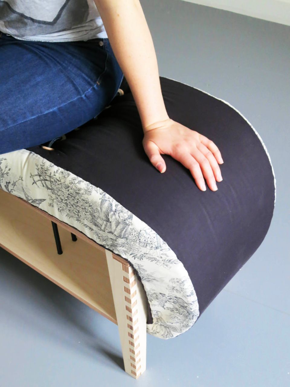 Uptown Poufs by Julie Terzakis