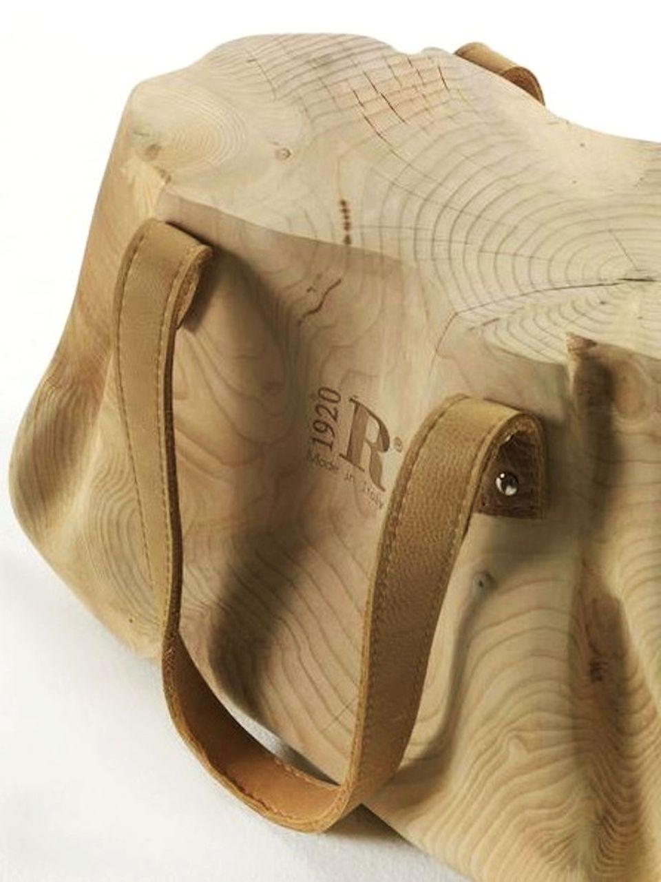 Wooden Handbag-shaped Stool by AmeBe