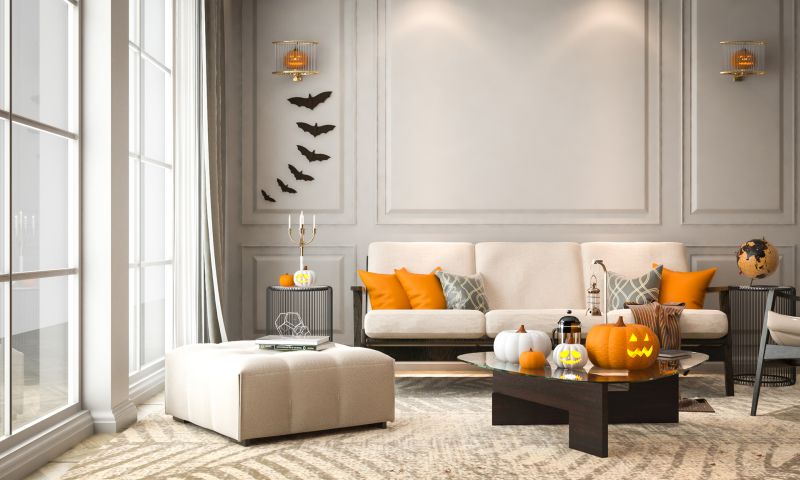 Add a pumpkin patch on coffee table  