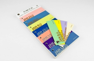 CMYK Color Swatch Calendar