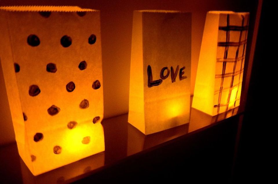 DIY Halloween Luminaries