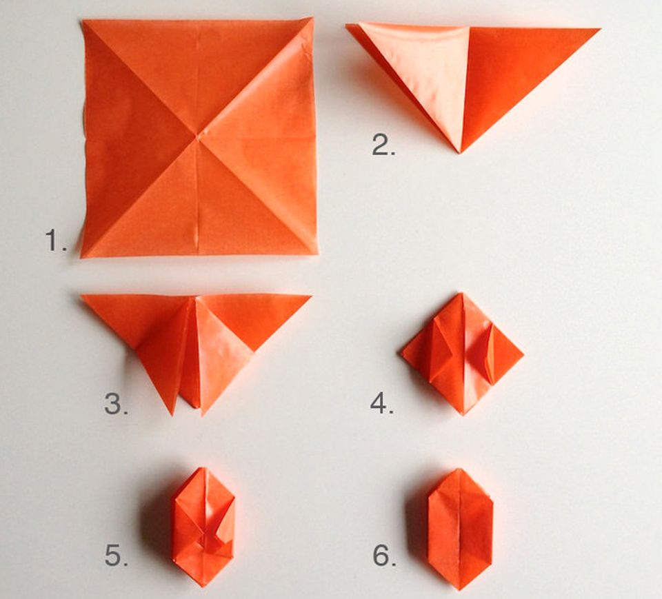 DIY Prepare Origami Halloween Lights