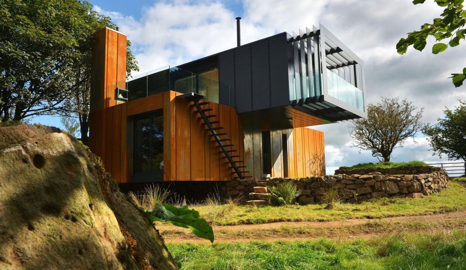 Patrick Bradley's £133k home built from four shipping containers